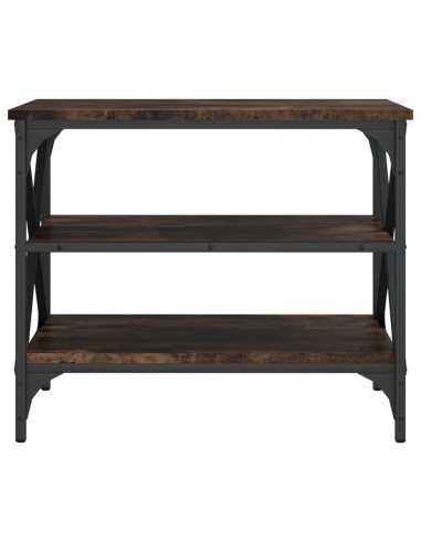 Mobile Porta TV Rovere Fumo 60x40x50 cm in Legno Multistrato