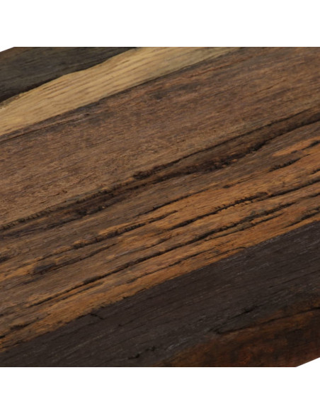 Consolle in Legno di Recupero e Acciaio 120x35x76 cm