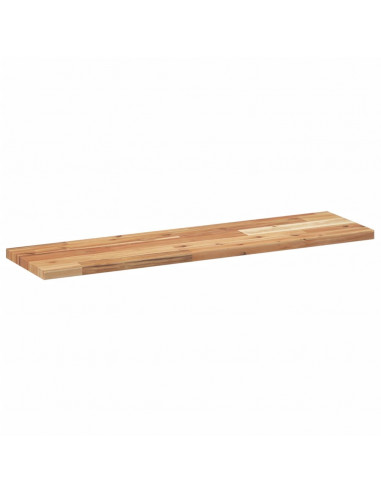 Mensole da Parete 2 pz 80x20x2 cm Legno Acacia Rifinito a Olio