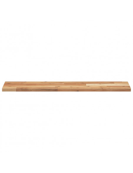 Mensole da Parete 2 pz 80x20x2 cm Legno Acacia Rifinito a Olio