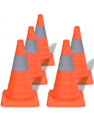 Coni Stradali Segnaletici 5 pz Pop-Up 42 cm