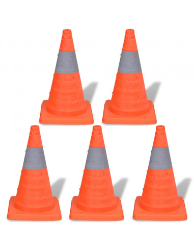 Coni Stradali Segnaletici 5 pz Pop-Up 42 cm