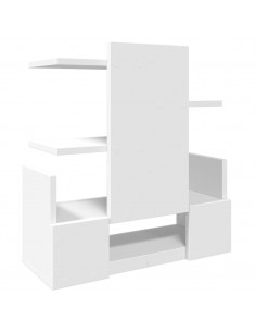 Organizer per la Scrivania Bianco 49x20x52,5 cm in Multistrato