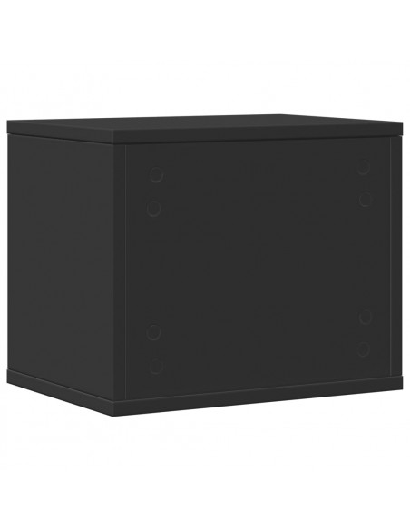 Organizer per la Scrivania Nero 36x26x29,5 cm in Multistrato