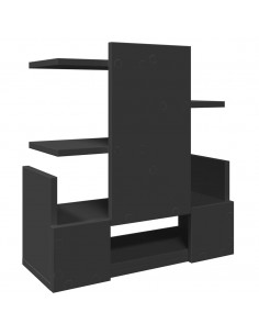 Organizer per la Scrivania Nero 49x20x52,5 cm in Multistrato