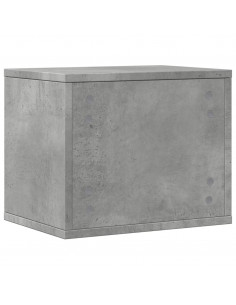 Organizer Scrivania Grigio Cemento 36x26x29,5 Legno Multistrato