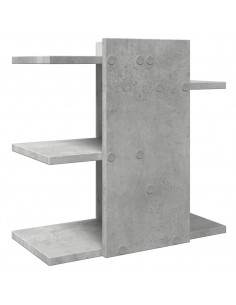 Organizer Scrivania Grigio Cemento 42x21,5x42 cm Multistrato