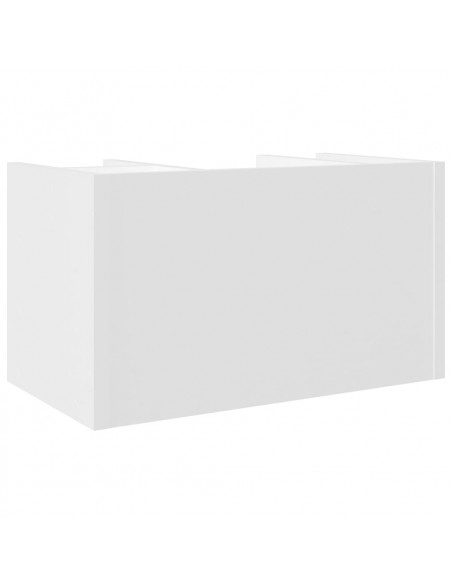 Organizer Scrivania Grigio Cemento 44,5x24x25 Legno Multistrato