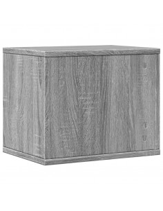 Organizer Scrivania Grigio Sonoma 36x26x29,5 Legno Multistrato