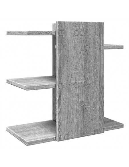 Organizer Scrivania Grigio Sonoma 42x21,5x42 cm Multistrato