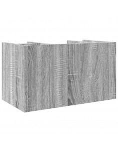 Organizer Scrivania Grigio Sonoma 44,5x24x25 Legno Multistrato