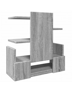 Organizer Scrivania Grigio Sonoma 49x20x52,5 cm Multistrato