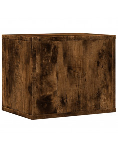 Organizer Scrivania Rovere Fumo 36x26x29,5cm Legno Multistrato