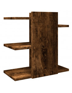 Organizer Scrivania Rovere Fumo 42x21,5x42 cm Legno Multistrato