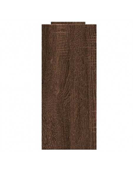 Organizer Scrivania Rovere Marrone 38,5x17x39 Legno Multistrato