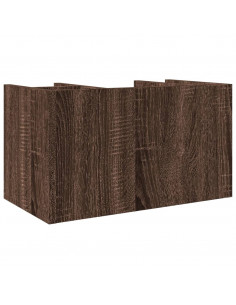 Organizer Scrivania Rovere Marrone 44,5x24x25 Legno Multistrato