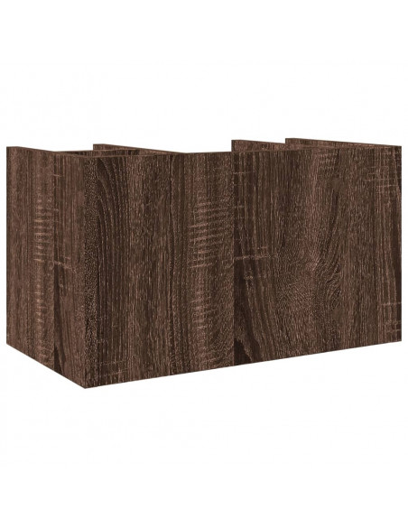 Organizer Scrivania Rovere Marrone 44,5x24x25 Legno Multistrato