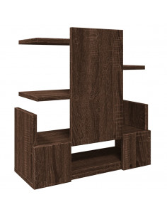 Organizer Scrivania Rovere Marrone 49x20x52,5 cm Multistrato