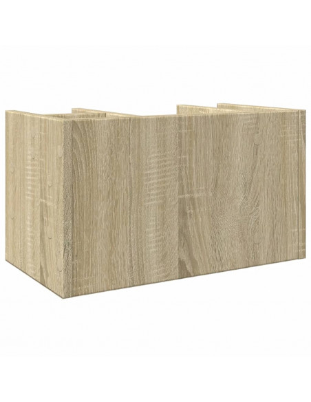 Organizer Scrivania Rovere Sonoma 44,5x24x25 Legno Multistrato