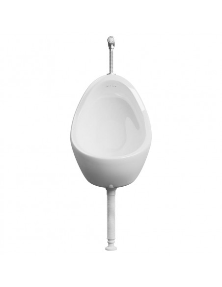Orinatoio Sospeso con Sciacquone in Ceramica Bianco