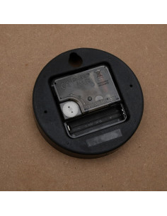 Orologio a Parete Giallo e Nero Ø30 cm in Legno Multistrato