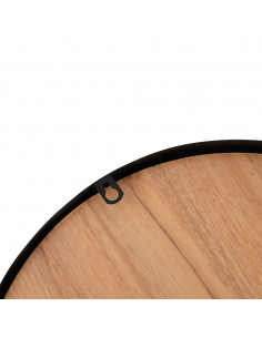 Orologio a Parete Marrone Ø39 cm in Ferro e Legno Multistrato