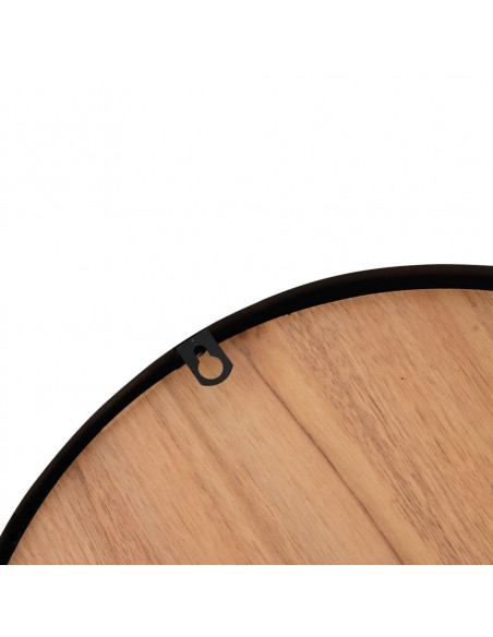 Orologio a Parete Marrone Ø39 cm in Ferro e Legno Multistrato