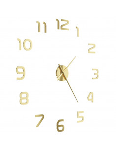 Orologio da Parete 3D in Stile Moderno 100cm XXL Oro