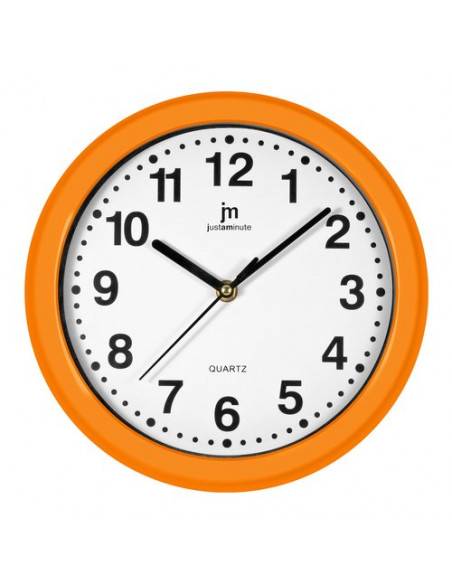 Orologio da parete Lowell 00710O JUSTAMINUTE Arancio