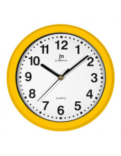 Orologio da parete Lowell 00710Y JUSTAMINUTE Giallo