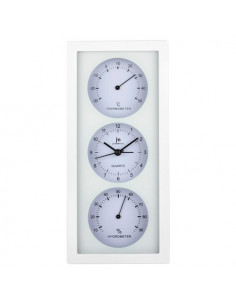 Orologio da parete Lowell JA 7071B JUSTAMINUTE Bianco