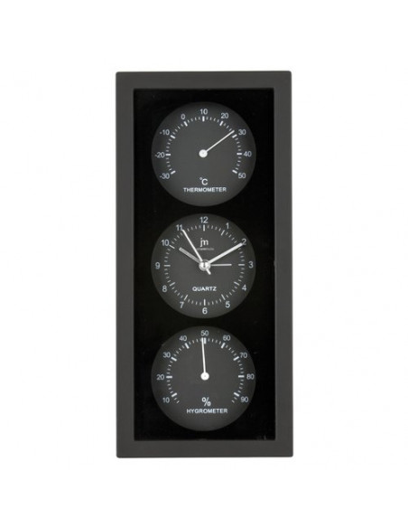 Orologio da parete Lowell JA 7071N JUSTAMINUTE Nero