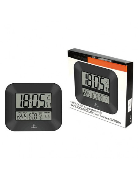 Orologio da parete Lowell JD 9906 JUSTAMINUTE Digitale con datario e m