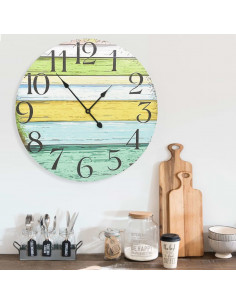Orologio da Parete Multicolore 60 cm in MDF