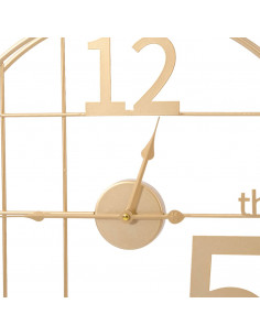 Orologio da Parete Oro Ø50 cm in Ferro