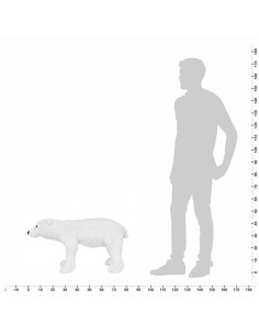 Orso Polare in Peluche in Piedi Bianco XXL