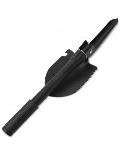 Pala Pieghevole in Acciaio al Carbonio Nero