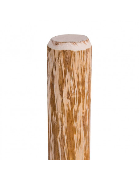 Paletti di Recinzione a Punta 4 pz Legno Nocciolo 90 cm