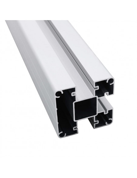 Pali per Recinzione 3 pz in Alluminio 185 cm