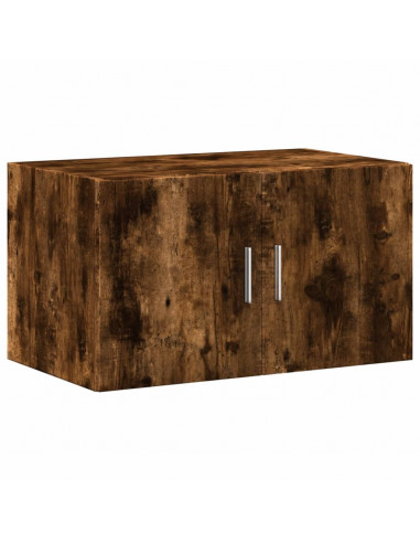Mobile a Parete Rovere Fumo 70x42,5x40 cm in Legno Multistrato