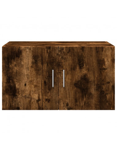 Mobile a Parete Rovere Fumo 70x42,5x40 cm in Legno Multistrato