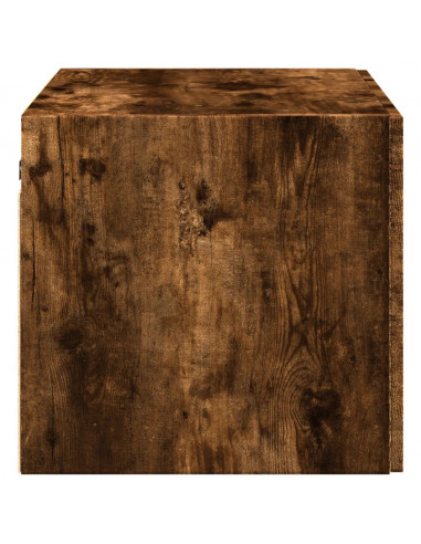 Mobile a Parete Rovere Fumo 70x42,5x40 cm in Legno Multistrato