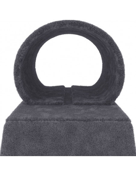 Pali Tiragraffi Gatti Tunnel e Scaletta Grigio Scuro 55,5 cm