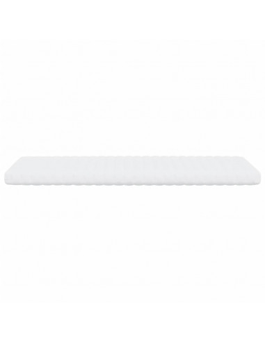 Materasso in Schiuma Bianco 100x220 cm 7 Zone Durezza 20 ILD