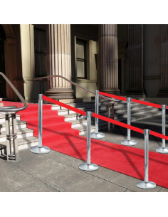 Palletto con Nastro Estraibile per Aeroporto in Acciaio Argento