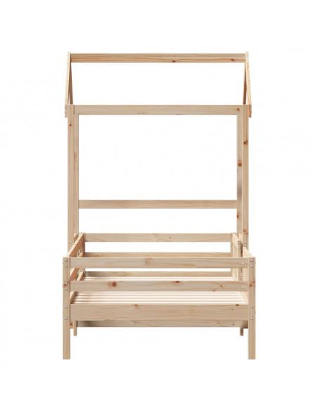 Giroletto con Tetto 100x200 cm in Legno Massello di Pino