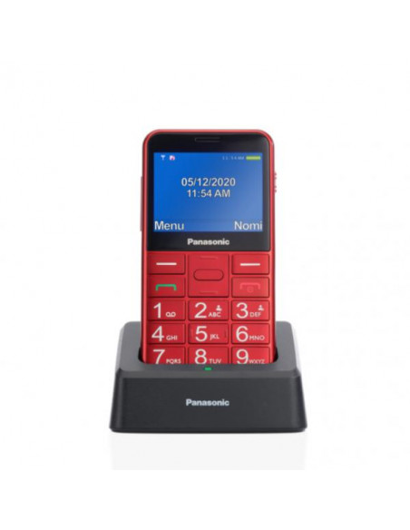 Panasonic KX-TU155EXRN cellulare 6,1 cm (2.4") 102 g Rosso Telefono con fotocamera