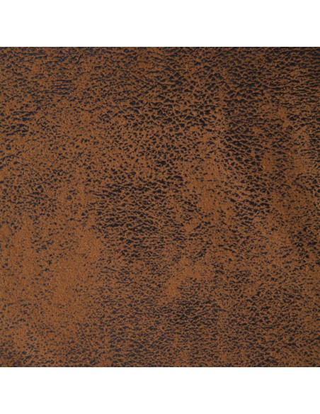 Panca 106 cm Marrone in Pelle Scamosciata Artificiale