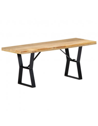 Panca 110 cm in Legno Massello di Mango