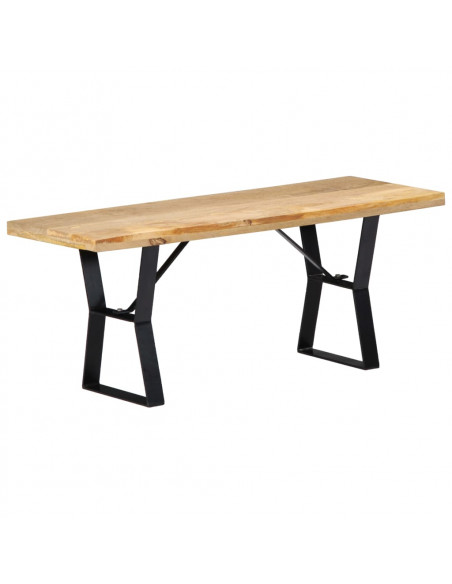 Panca 110 cm in Legno Massello di Mango
